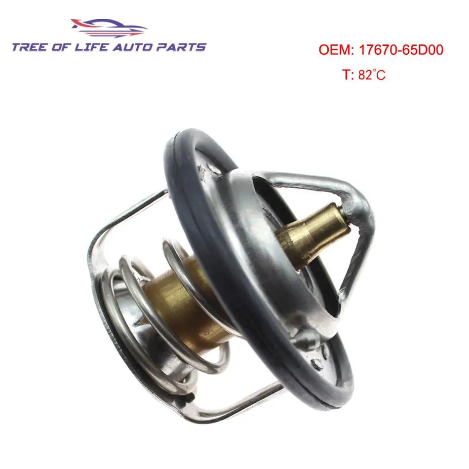 Engine Coolant Thermostat Direct-Fit For Suzuki Jimny 82C Metal 17670-65D00/17670-77E00
