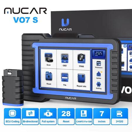 MUCAR VO7 VO7 S CANFD Auto Scan &ndash; BiDirectional OBD2 Scan MUCAR VO7 S / United States