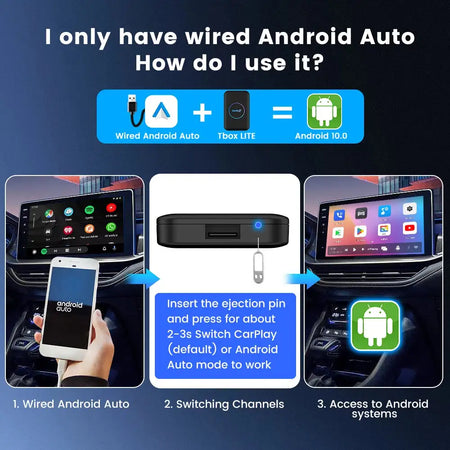 Carlinkit Android Auto Wireless Adapter 32GB CarPlay Ready