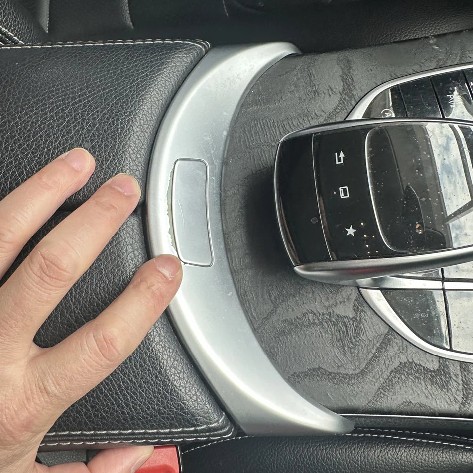 Cutie de depozitare pentru butonul capacului cotier al consolei centrale pentru Mercedes Benz C Class W205 GLC W253 C300 C400