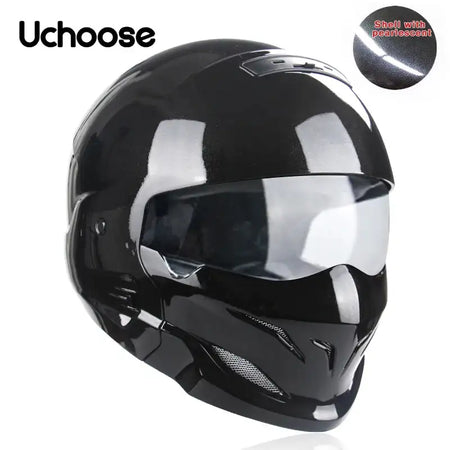 Scorpion Detachable Multi-purpose Full Face Helmet - Predator Design 6 / XXL