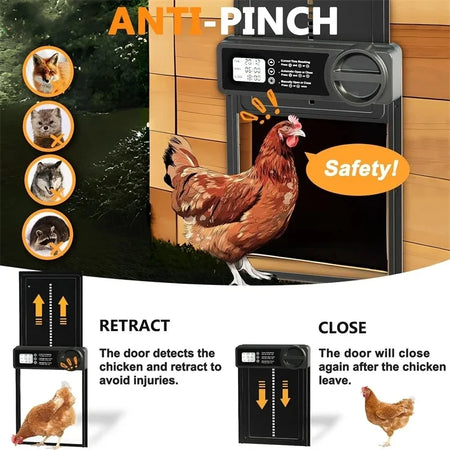 Automatic Chicken Coop Door &ndash; Intelligent Auto Timer
