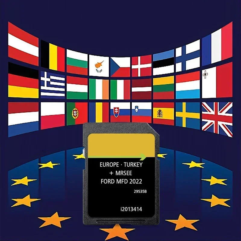 B-Max C-Max Czech Map SD Card MFD 2022 - High Speed CHINA