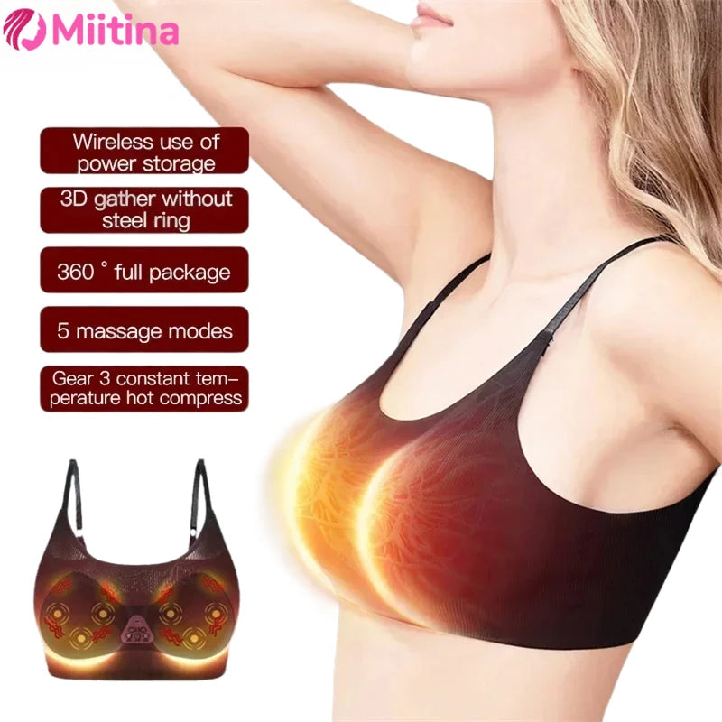 Breast Enlarging Massager Bra &ndash; Promotes Breast Growth