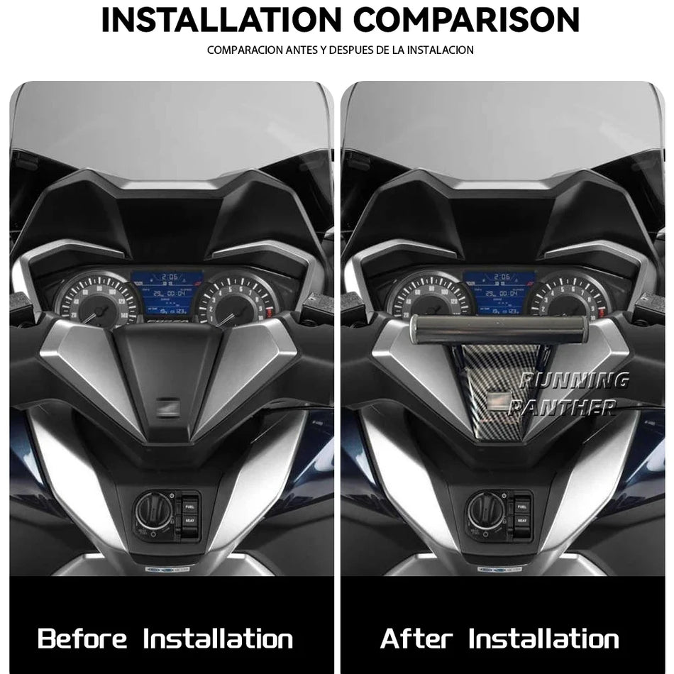 GPS telefona turētājs ar 25mm skavu Honda NSS350 modelim