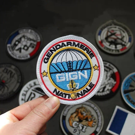 GIGN GIPN BRI Embroidery Patches &ndash; Durable Tactical Patch