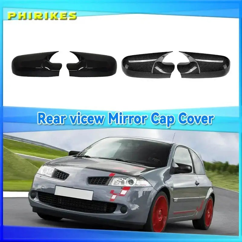 Carbon Fiber Mirror Covers For Renault Megane MK2 2002 2009