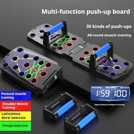 Foldable Multi-Functional Push Up Board for Comprehensive Home Fitness &amp; Core Workout