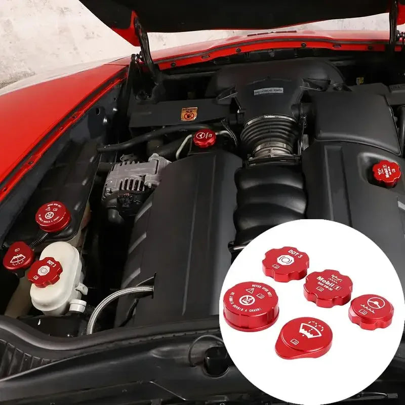 Tappo serbatoio liquido tergicristalli Chevrolet Corvette C6 argento rosso