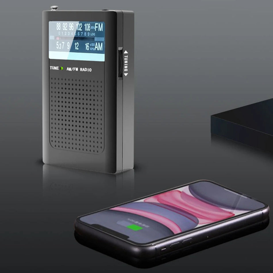 Draagbare Radio Batterij Aangedreven AM FM Luide Luidspreker Ouderen