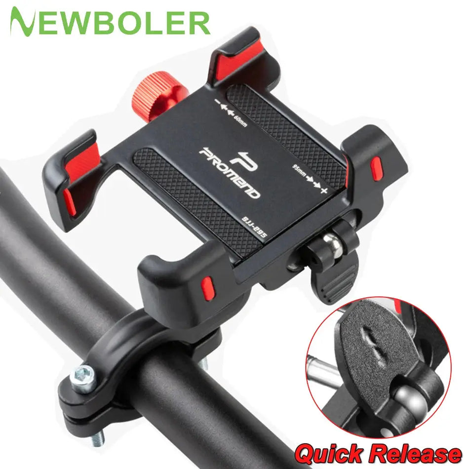Quick Release Aluminum Bike Phone Mount With 360 Degree Rotation by InterCyprus Trading Ltd