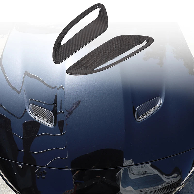 Telaio copertura motore in fibra di carbonio reale per Jaguar F Type