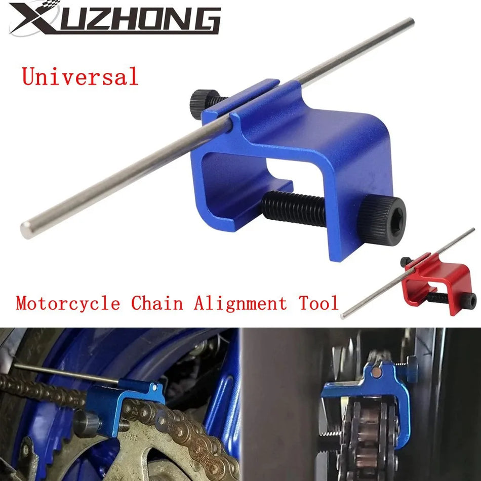 MP1187 Инструмент для выравнивания цепи мотоцикла из алюминия, точное выравнивание для квадроциклов