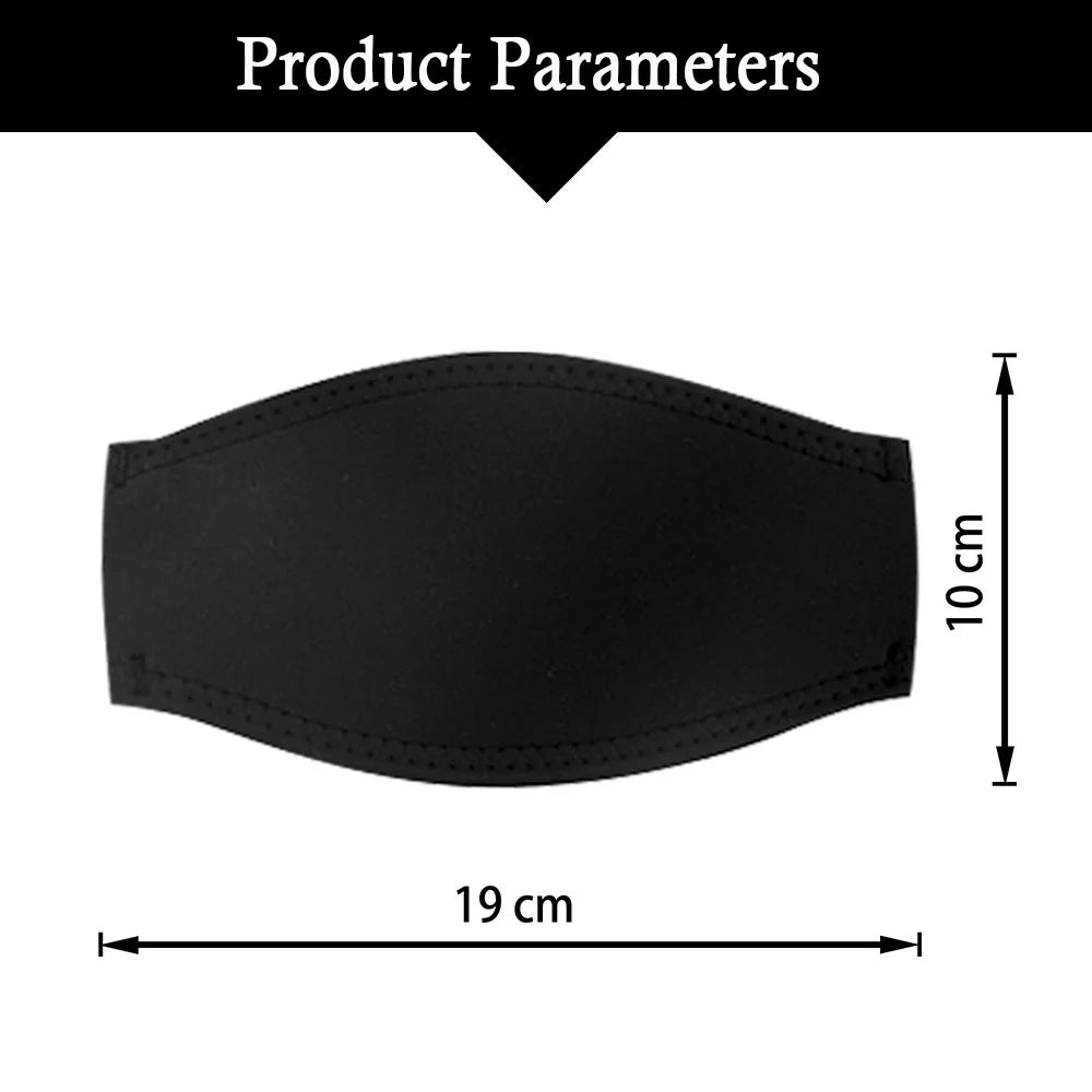 Diving Mask Strap Cover &ndash; Comfort Padded Protection black