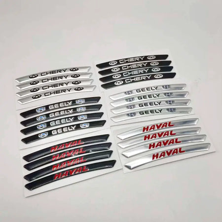3D Aluminum Wheel Hub Emblems for Chery Tank Geely MG Lynk Co Haval by InterCyprus Trading Ltd