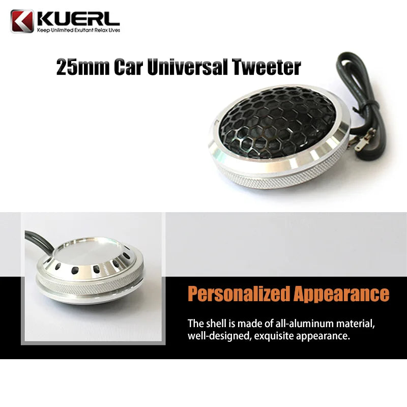 Универсални HI-H6 автомобилни силни куполни твитери 100W от коприна