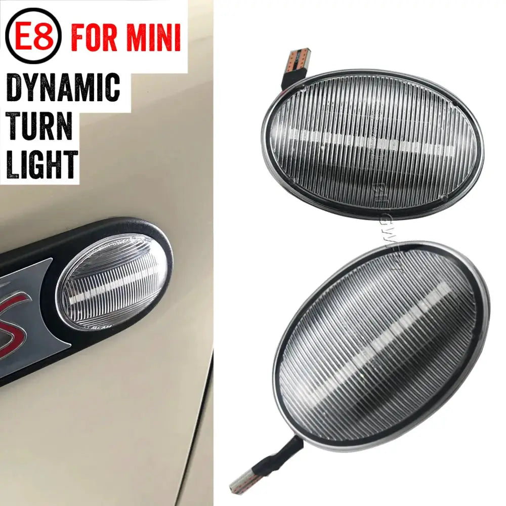 Dynamic LED Flashing Turn Signal Lamp Side Marker Light Car Tuning For Mini Clubman R55 Cooper R56 R57 Coupe R58 R59 07- 13 by InterCyprus Trading Ltd