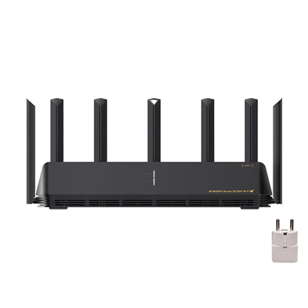 Xiaomi Mijia Router BE7000 - Ultra Fast Tri Band WiFi Mesh Add EU Adapter