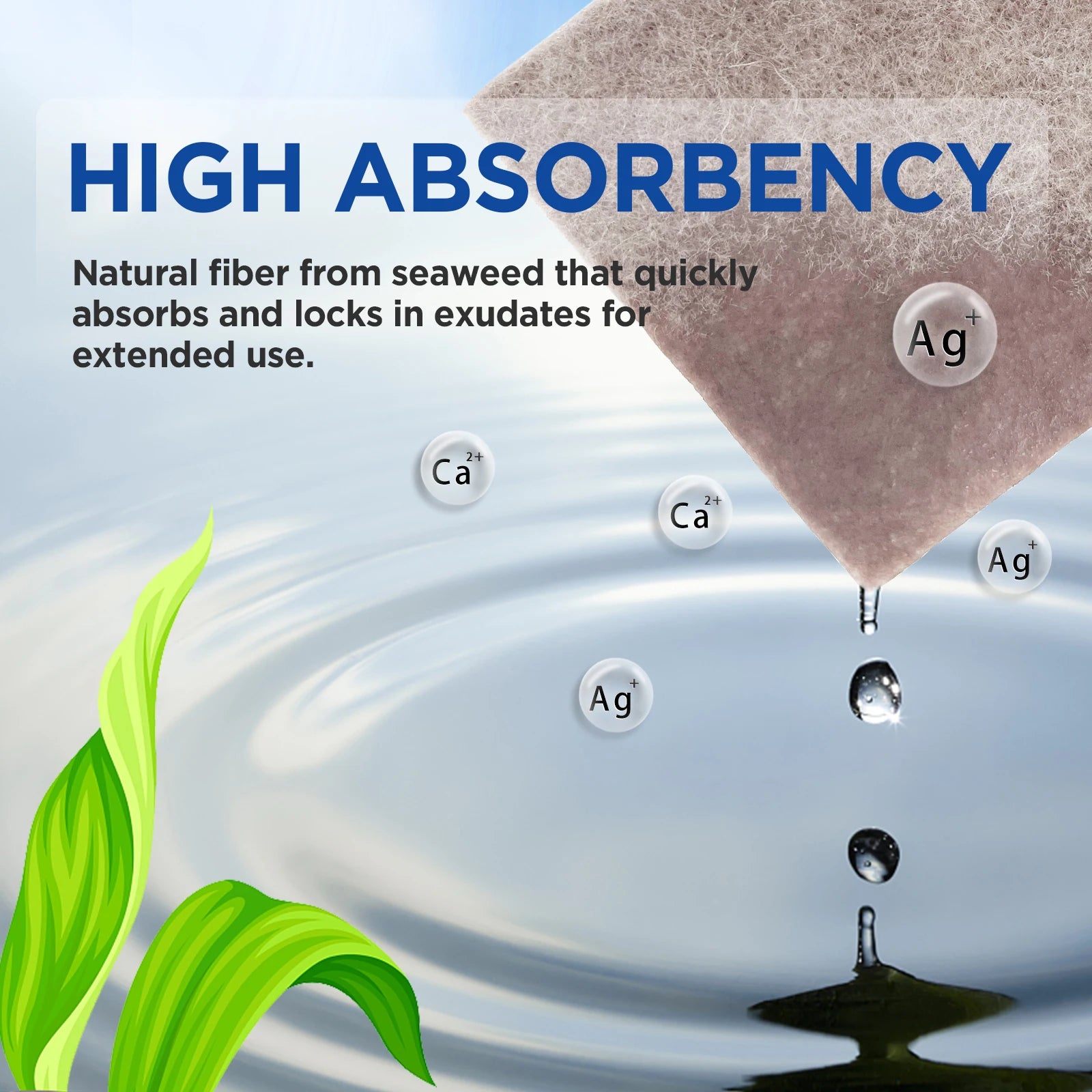 Silver Calcium Alginate Wound Dressing - Sterile Absorbent