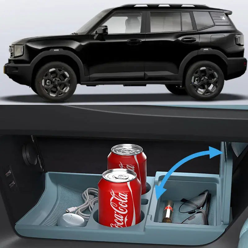 For JETOUR T1 2025 central control storage box glasses storage box car supplies modification accessories by InterCyprus Trading Ltd