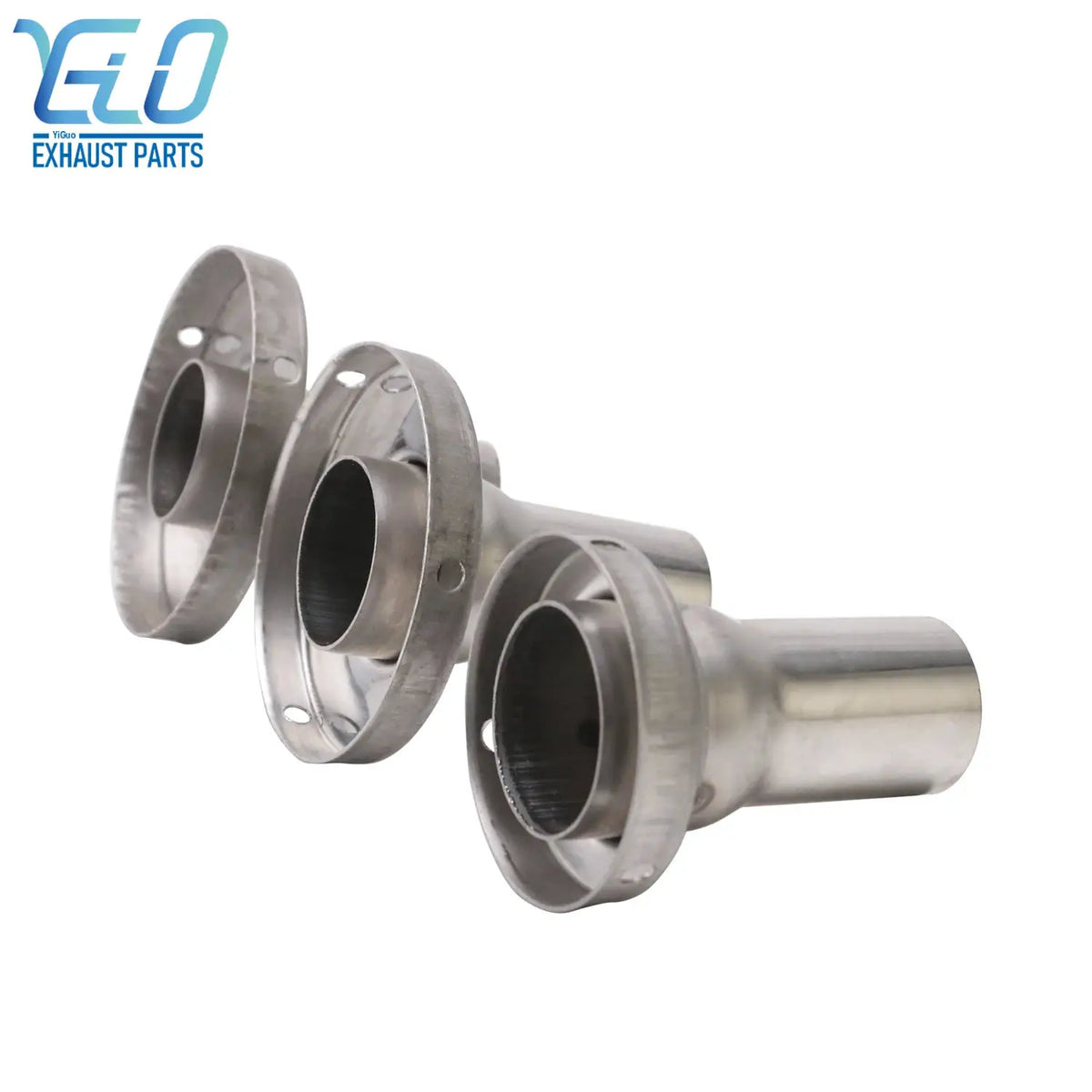 Universal Adjustable 3' /3.5' /4'' / 4.5'' Car Exhaust DB-Killer Stainless Steel Muffler Silence Reduce Noise Sound Control by InterCyprus Trading Ltd