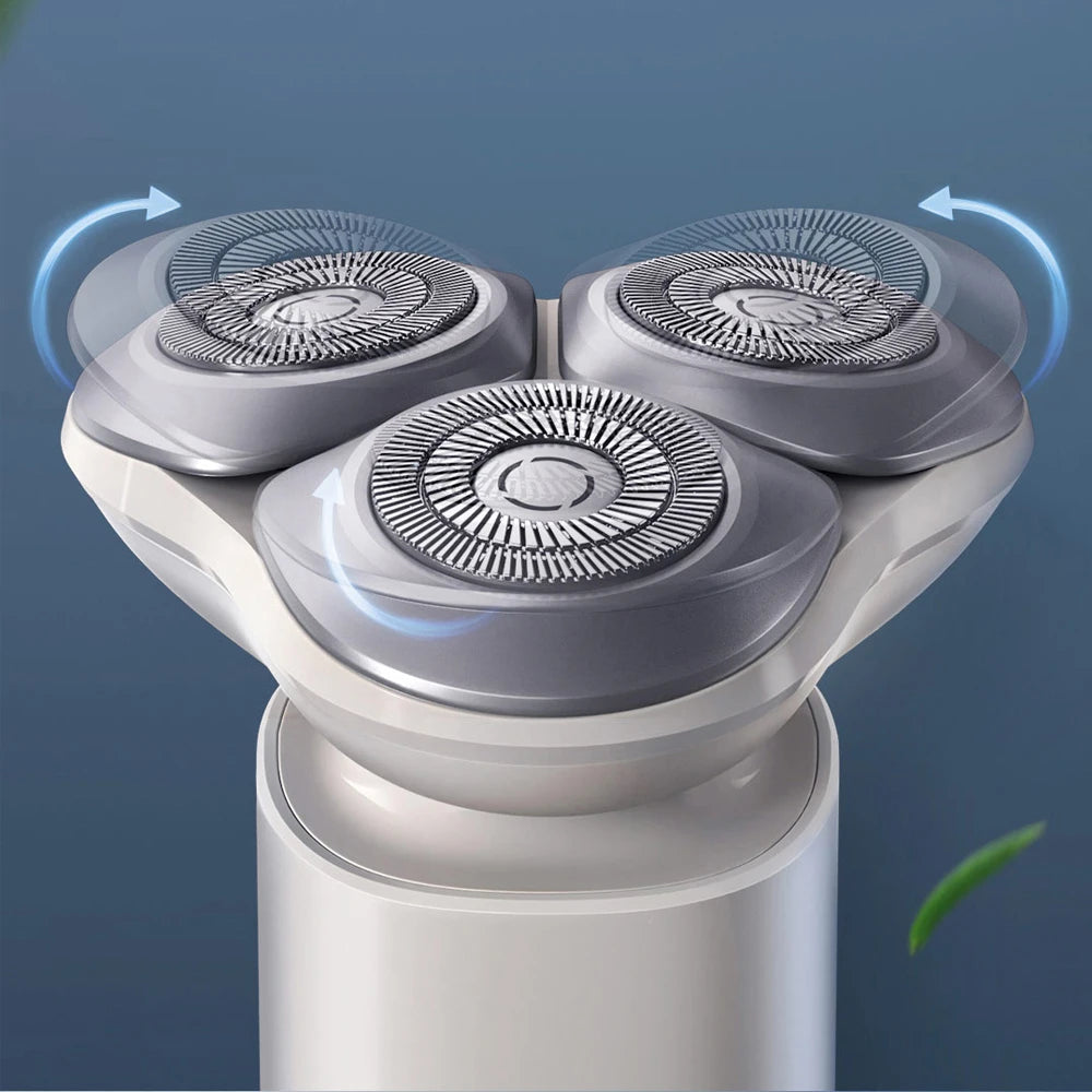 XIAOMI MIJIA S101 Electric Razor - Rechargeable Wet/Dry Shaver, 18 Blades, 60-Day Use