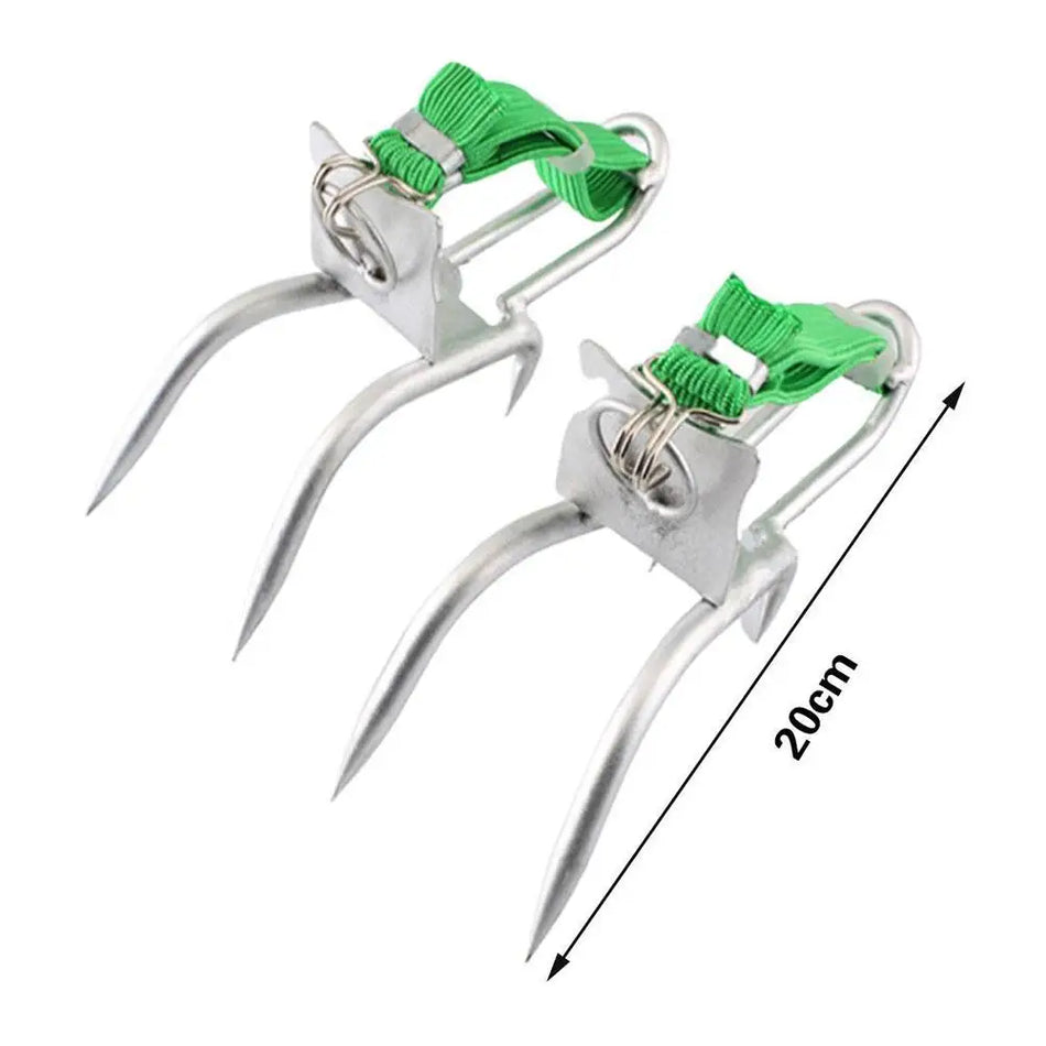 Tree Climbing Spikes &ndash; Heavy Duty 45 Steel Construction