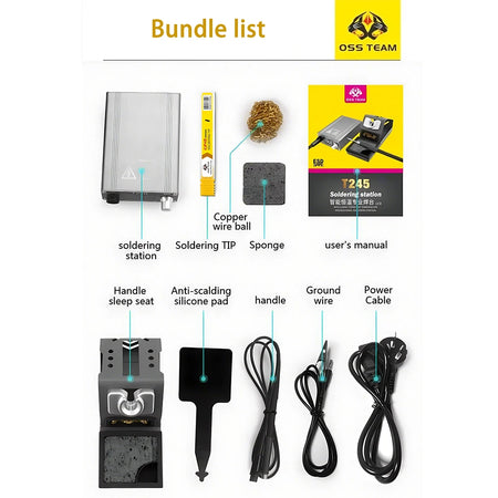 OSS T245 Solder Station - 130W Constant Temperature