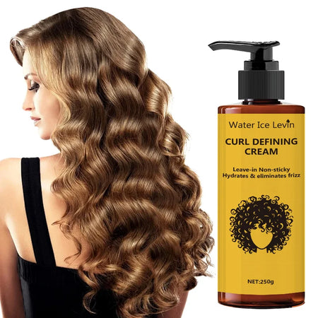 Water Ice Levin Elastic Styling Cream &ndash; Deep Moisturizing for Soft Fluffy Curls