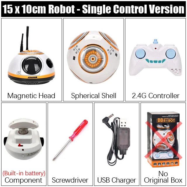 RC Robot with Gesture Control &amp; Sound Effects - Remote Controlled Toy No original box