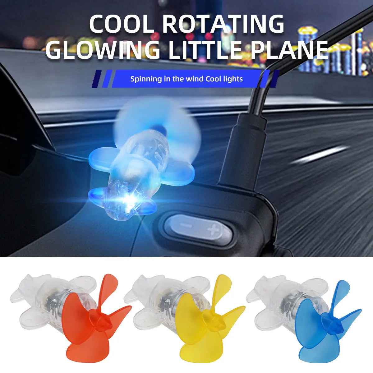 Wind Powered LED Motorcycle Strobe Lights &ndash; Creative Safety Decoration