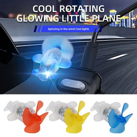 Wind Powered LED Motorcycle Strobe Lights &ndash; Creative Safety Decoration