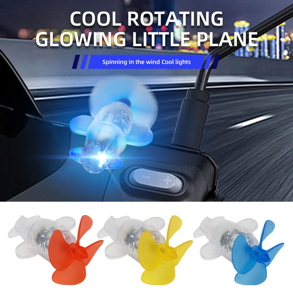 Wind Powered LED Motorcycle Strobe Lights &ndash; Creative Safety Decoration
