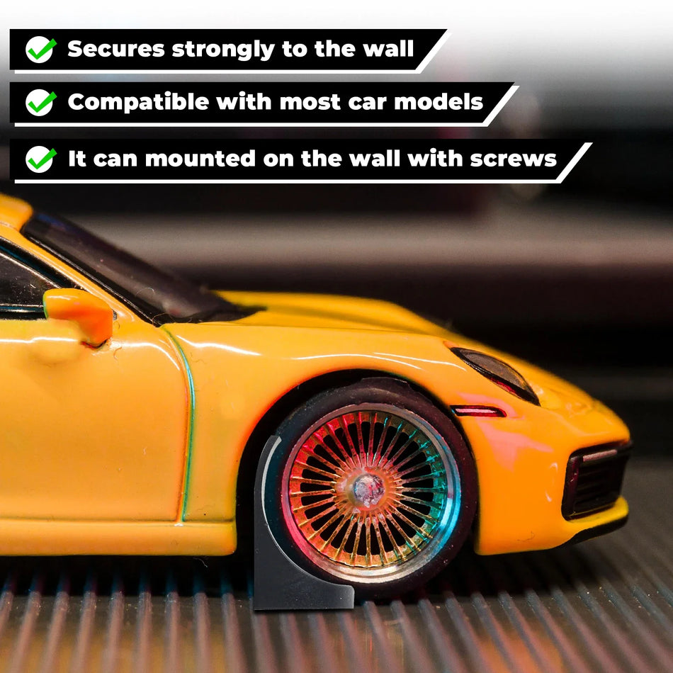 Wall Mount Car Model Display Rack &ndash; Vertical Car Toy Display