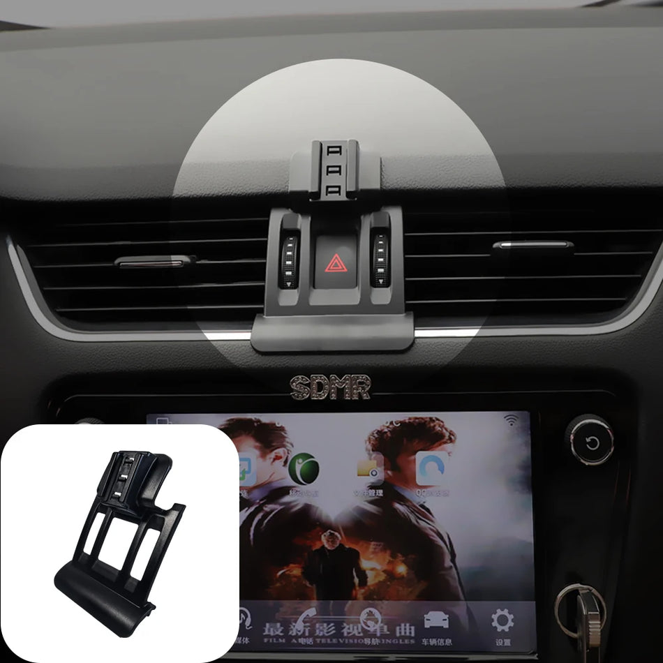 Gravitatsiooniline juhtmevaba laadimise telefonimount Skoda Octavia 2016-2020 jaoks