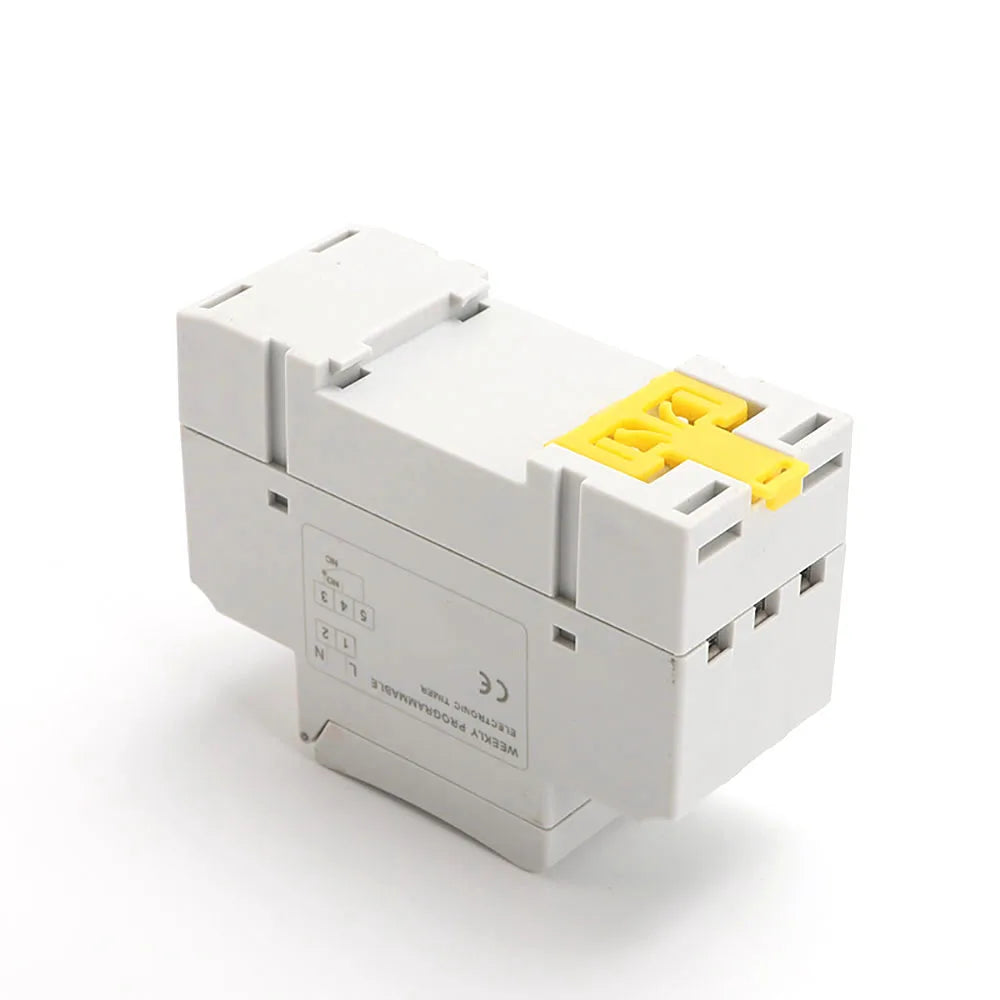 Din Rail Programmable Digital Timer Switch &ndash; Weekly Scheduling Control