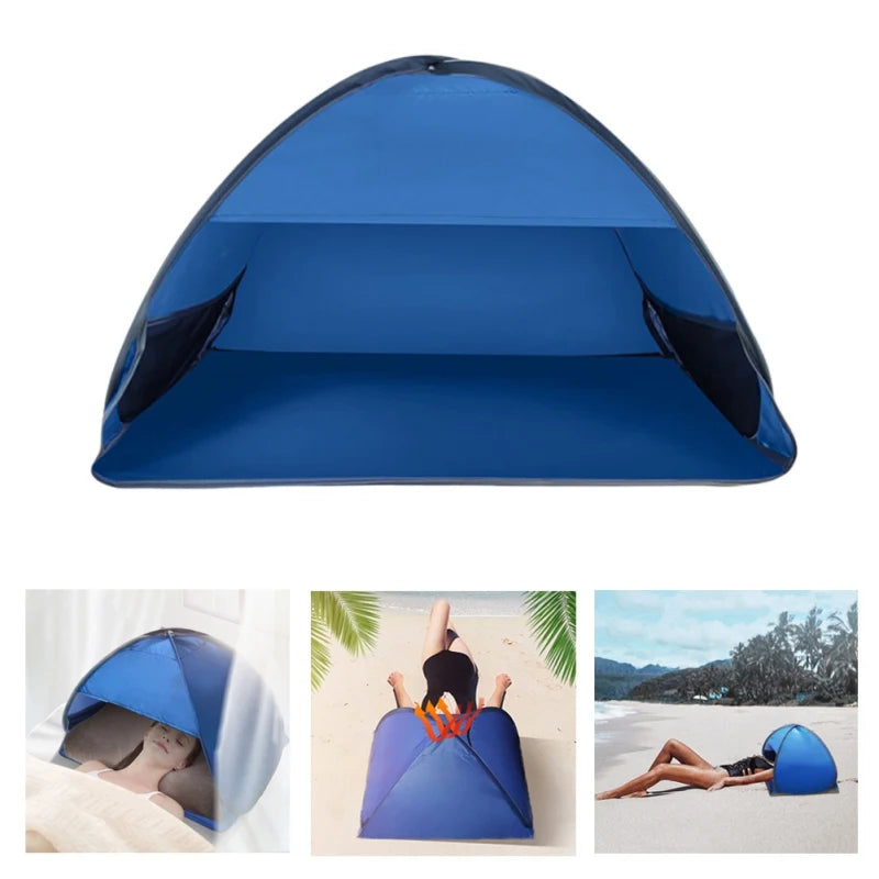 Automatic UV-Protection Beach Sunshade Tent for Adults and Kids