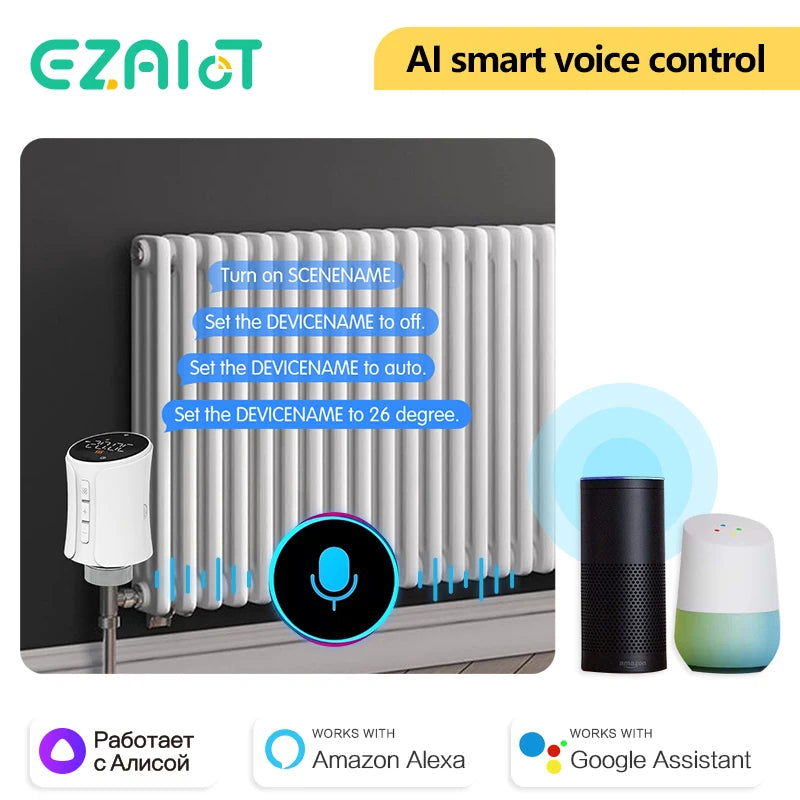 WiFi Zigbee Radiator Valve &ndash; Programmable Thermostat