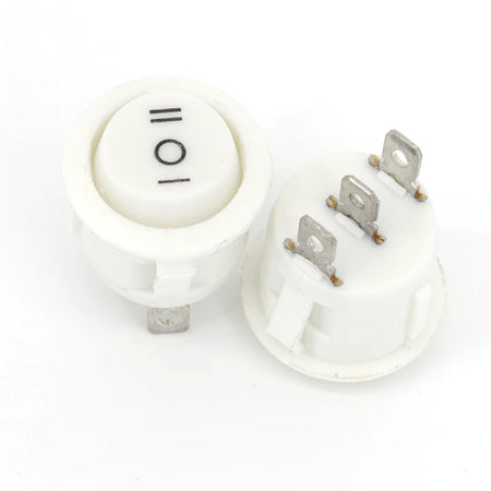 Round Rocker Switch &ndash; Vibrant LED Illumination