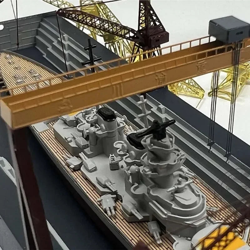 Kurfürst H42 krigsfartygsmodell, skala 1 till 2000, PVC-plast, torrdocka