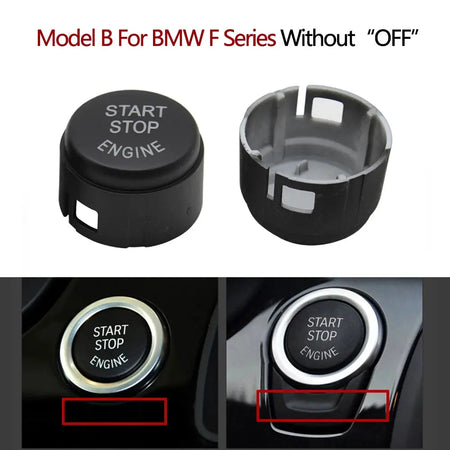 Black Silver Red Blue Car Engine Ignition Start Stop Switch Push Button For BMW X3 X4 F25 F26 61319291691 by InterCyprus Trading Ltd