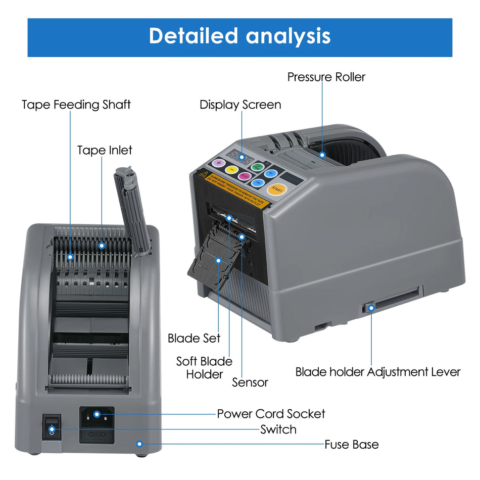 Automatisk Tape Skærer Dispenser Med Manuel Auto Tilstand