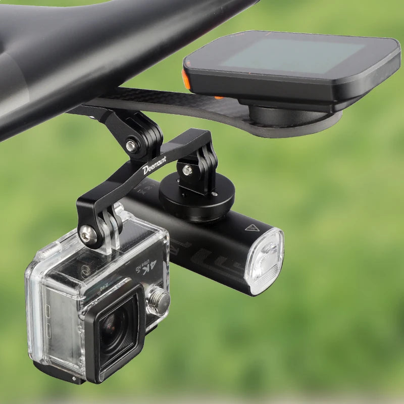 Bicycle Computer Headlight Extension Stand &ndash; Premium Aluminum Alloy Construction