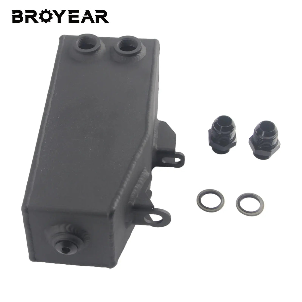 Aluminum Oil Catch Can Tank With AN10 Fitting for VW Golf GTI MK7 EA888 Gen 3 by InterCyprus Trading Ltd