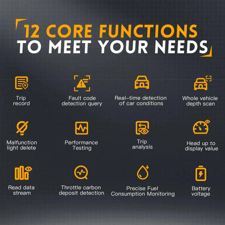 FNIRSI FD10 Car OBD2 Scanner Bluetooth 5.1 For iOS Android