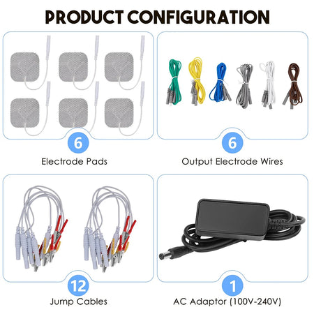 TENS Acupuncture And Moxibustion Massager &ndash; Six Way Output
