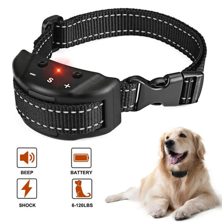 Electric Dog Training Collar &ndash; Waterproof Bark Deterrent Black 2