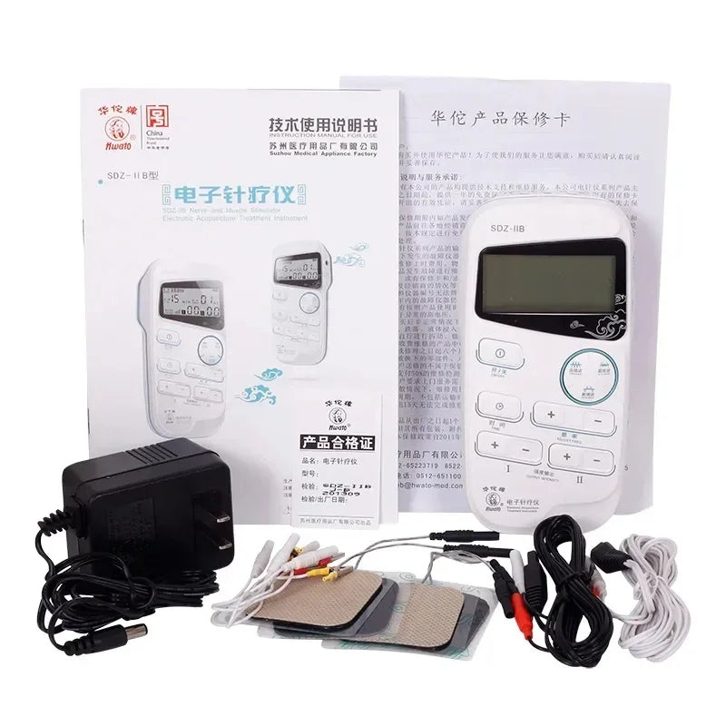 Portable Electroacupuncture Nerve &amp; Muscle Stimulator with Dual Channels