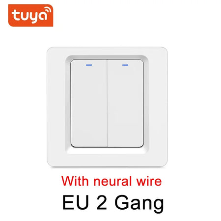 Tuya ZigBee Switch Without Neutral Wire &ndash; Touch Sticker ZigBee 1Gang EU