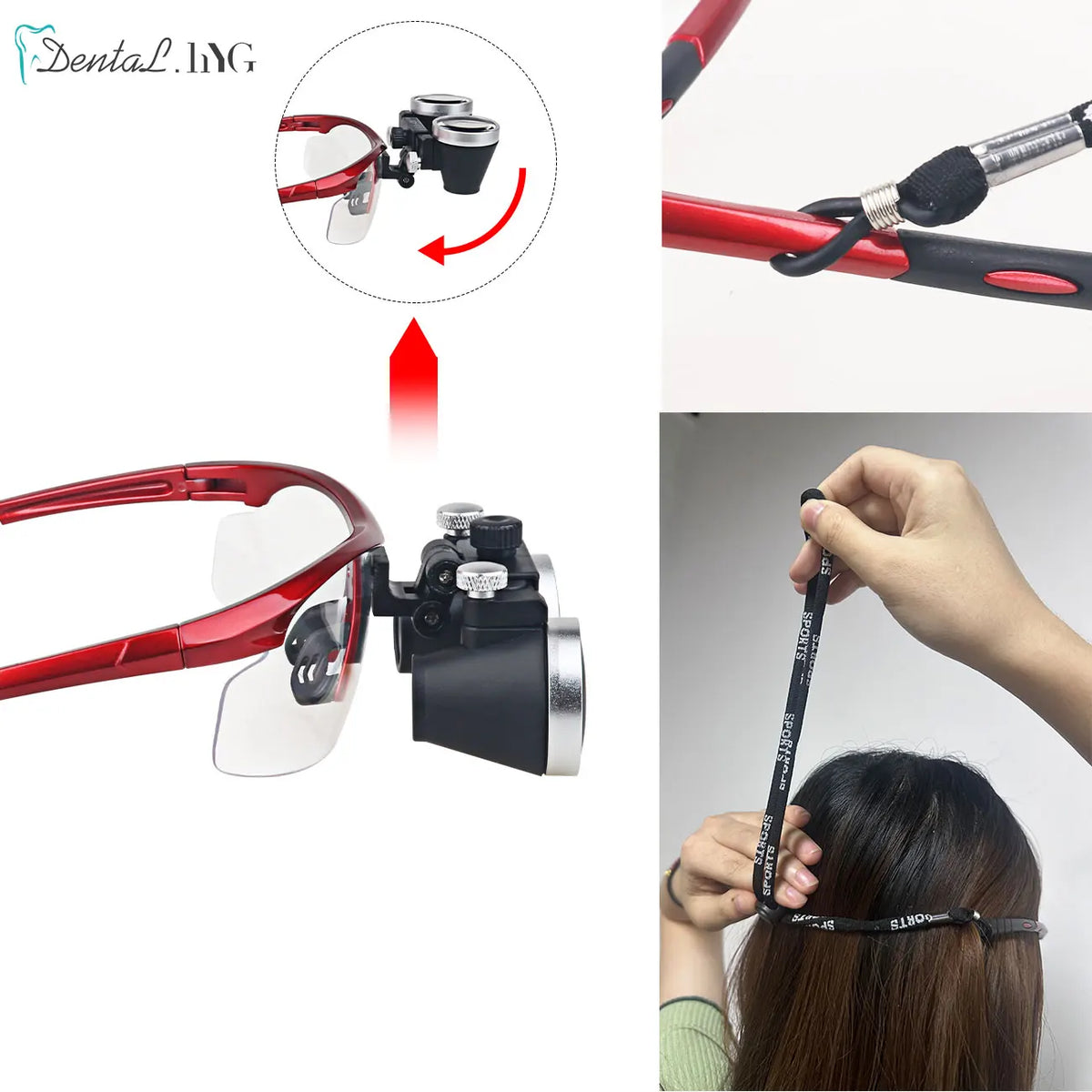 Dentistry Binocular Magnifier 2.5X 3.5X Loupes &ndash; Ultralight